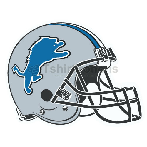 Detroit Lions T-shirts Iron On Transfers N519 - Click Image to Close